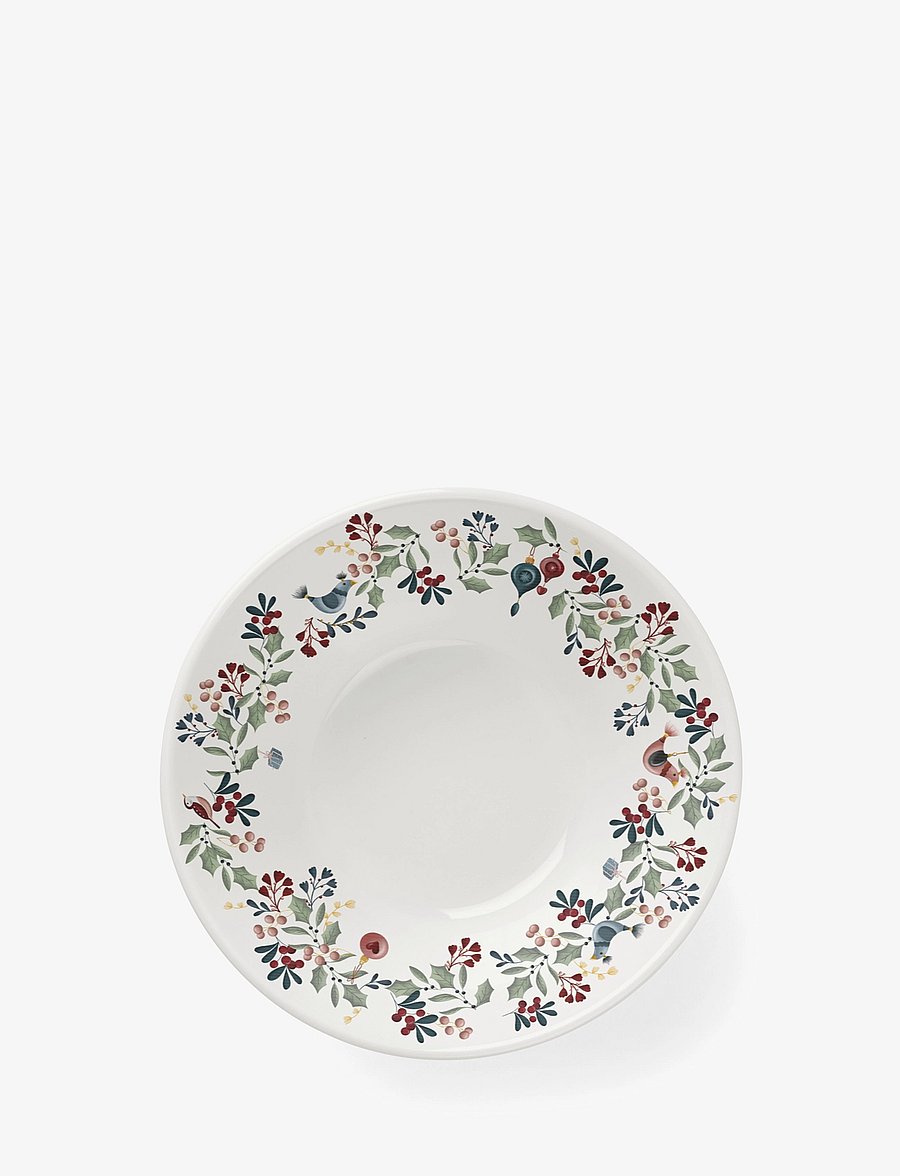 Rosendahl - GC Cottage Bowl Ø19 cm white w. deco - tiefe teller - white w. deco - 2
