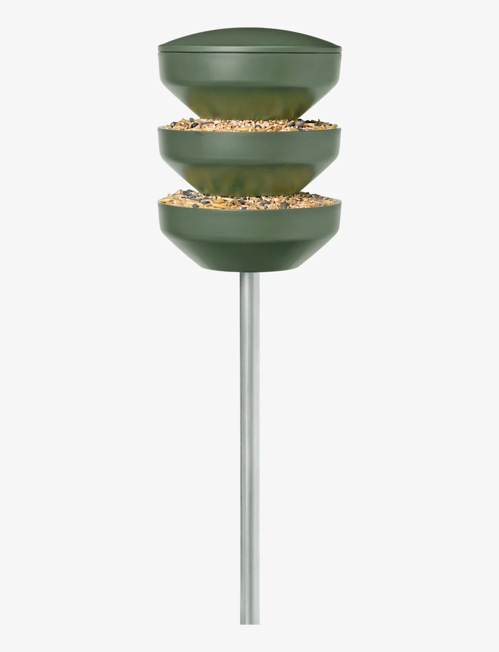 Rosendahl - RO Birds Feeding station on pole - puutarhatarvikkeet - green - 1