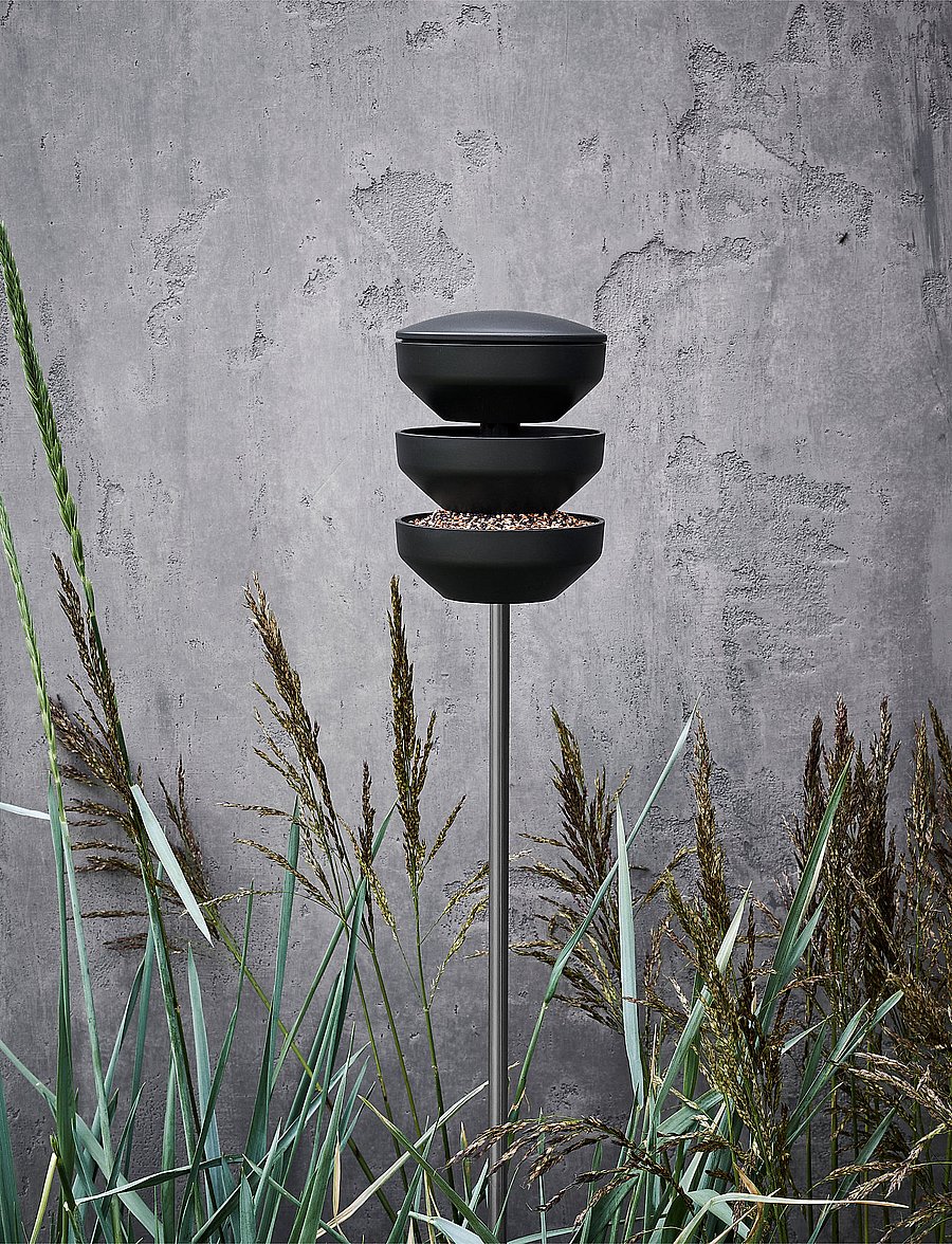 Rosendahl - RO Birds Feeding station on pole - garden accessories - green - 0