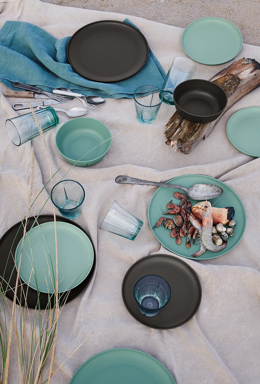 Rosendahl - GC Take Plate Ø19.5 cm 2 pcs. - pietų lėkštės - grey - 3