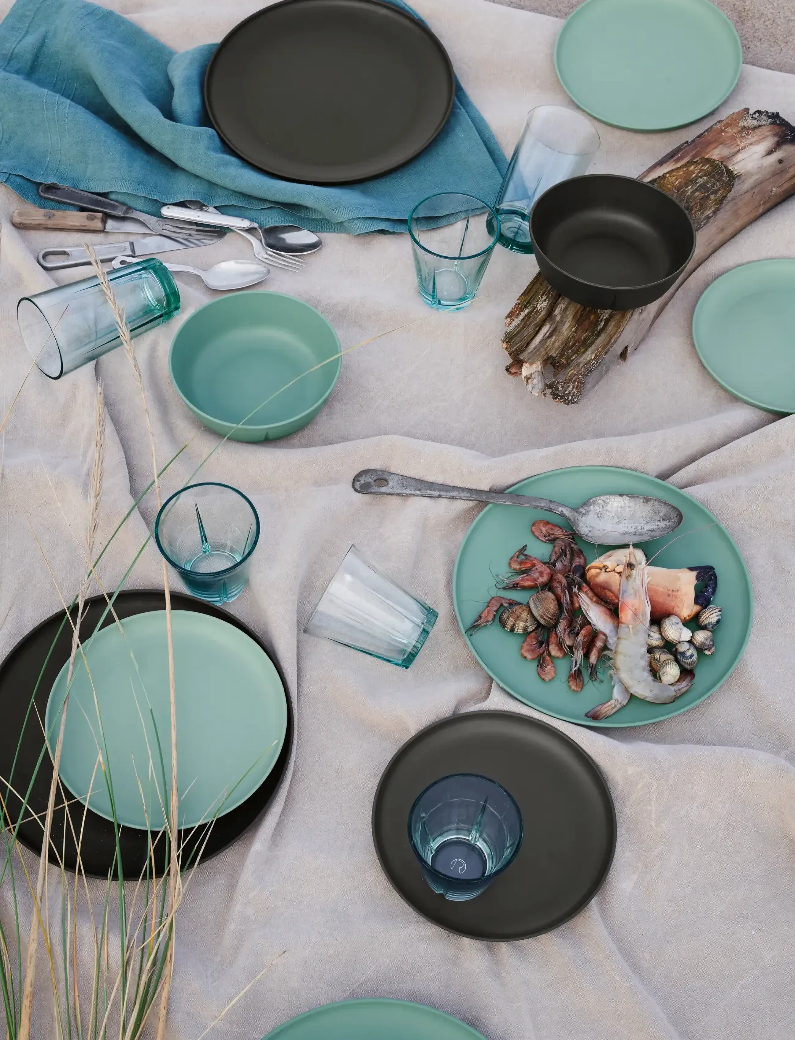 Rosendahl Gc Take Tallerken Ø19.5 cm 2 Stk., Ø 19.5 cm, Green, Mugs, Mugs, Cutlery, Unisex