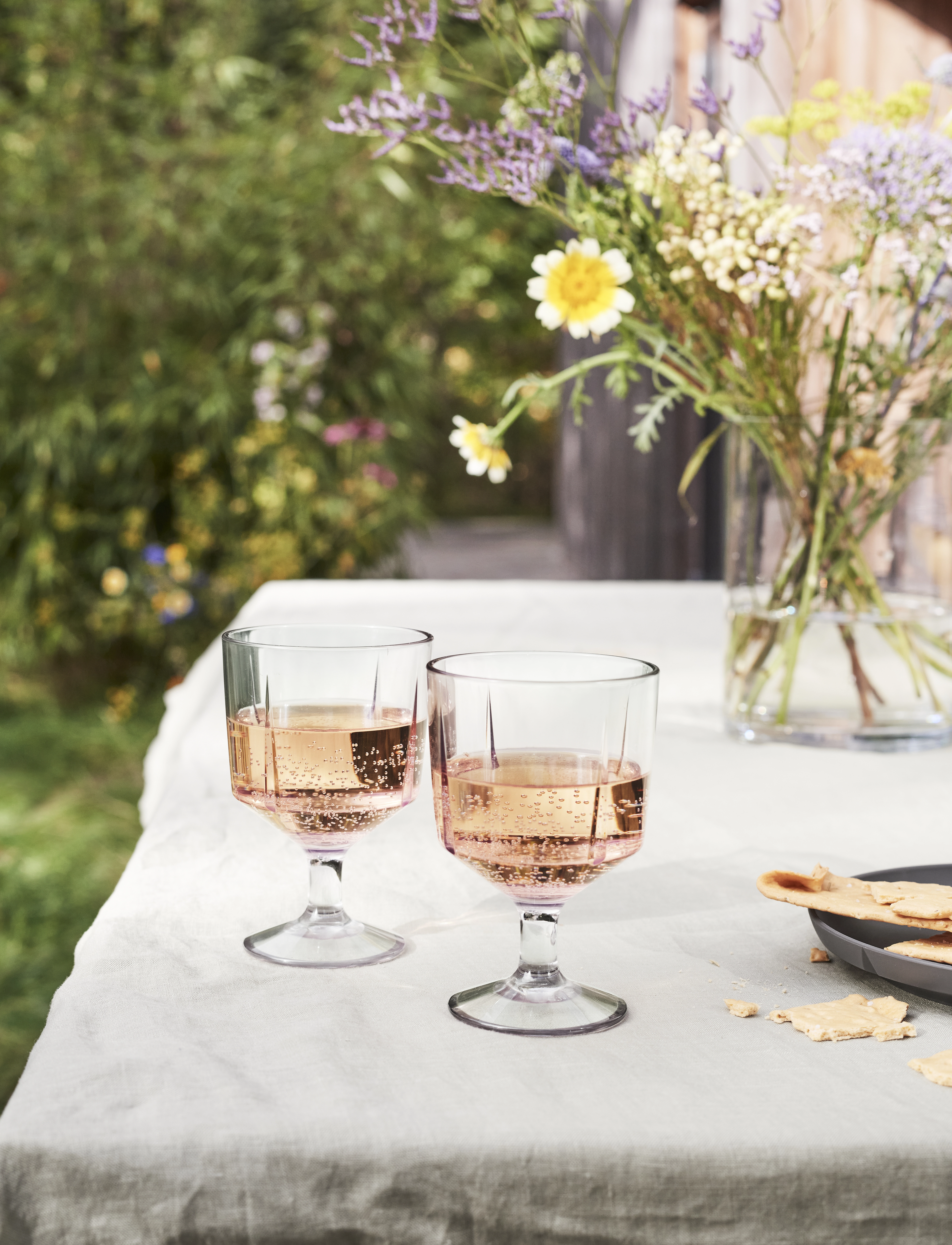 Rosendahl Gc Outdoor Vinglas 26 Cl Klar 2 Stk., CL, Wine Glass, Nackt - Red Glasses, Homeware