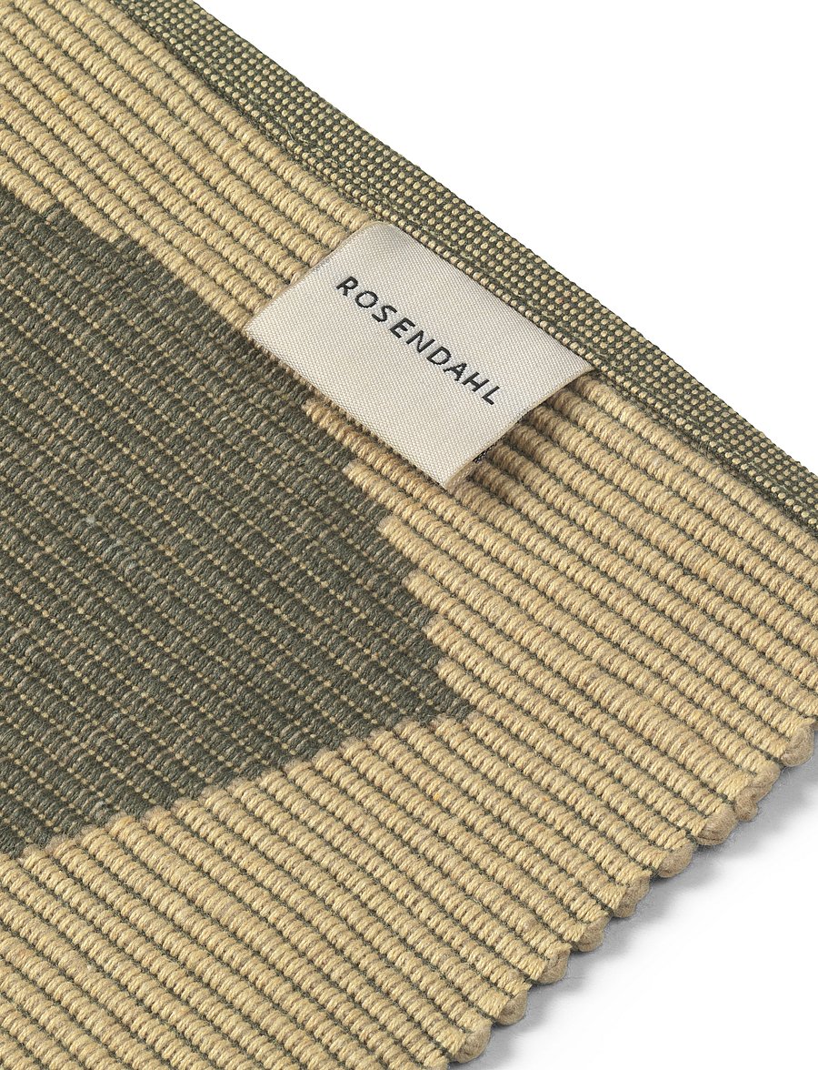 Rosendahl - Rosendahl Textiles Outdoor Natura Place mat 43x30 cm green/sand - sets de table et dessous de verre - green/sand - 4