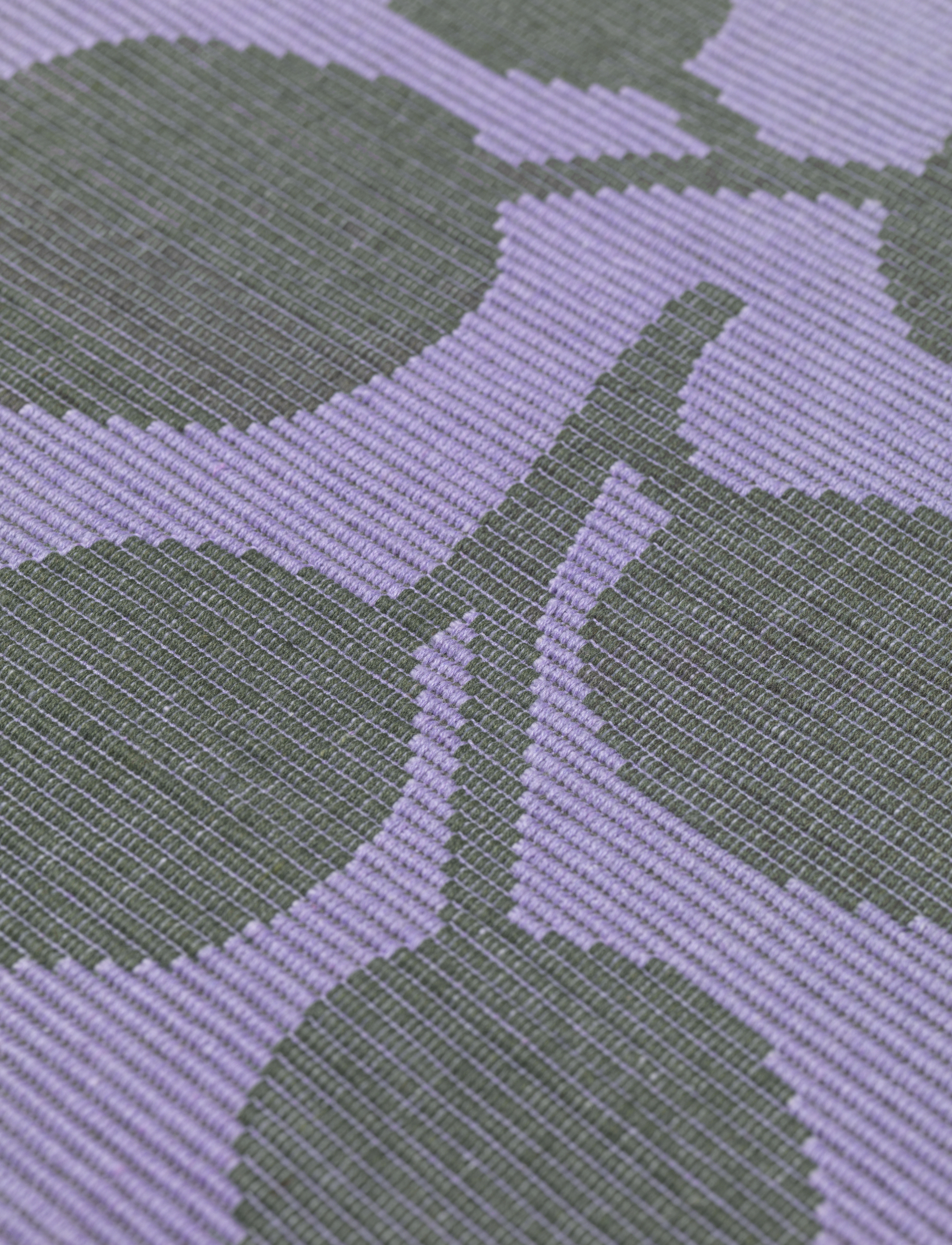 Rosendahl - Rosendahl Textiles Outdoor Natura Dækkeserviet grøn/lavendel - dækkeservietter - green/lavender - 2