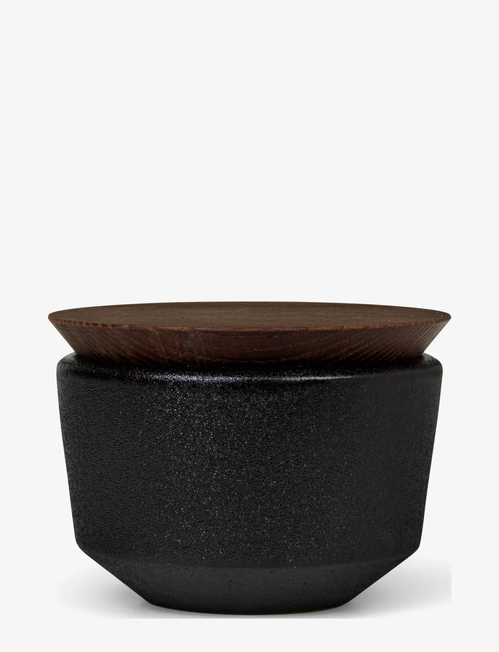 Rosendahl - RÅ Saltkar med lock 15 cl - salt- & pepparkvarnar - black - 0