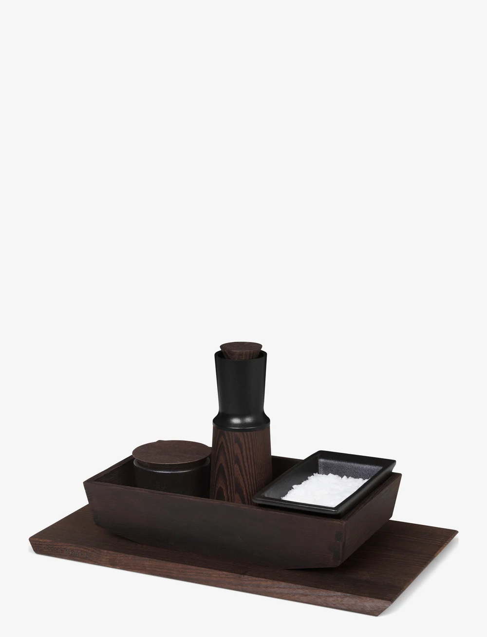 Rosendahl - RÅ Salt cellar H6,5 - soola- ja pipraveskid - black - 1