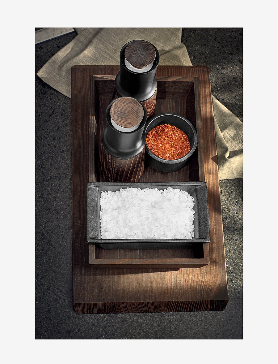 Rosendahl - RÅ Condiment Caddy H7,5 - salt & pepper grinders - thermo ash - 3
