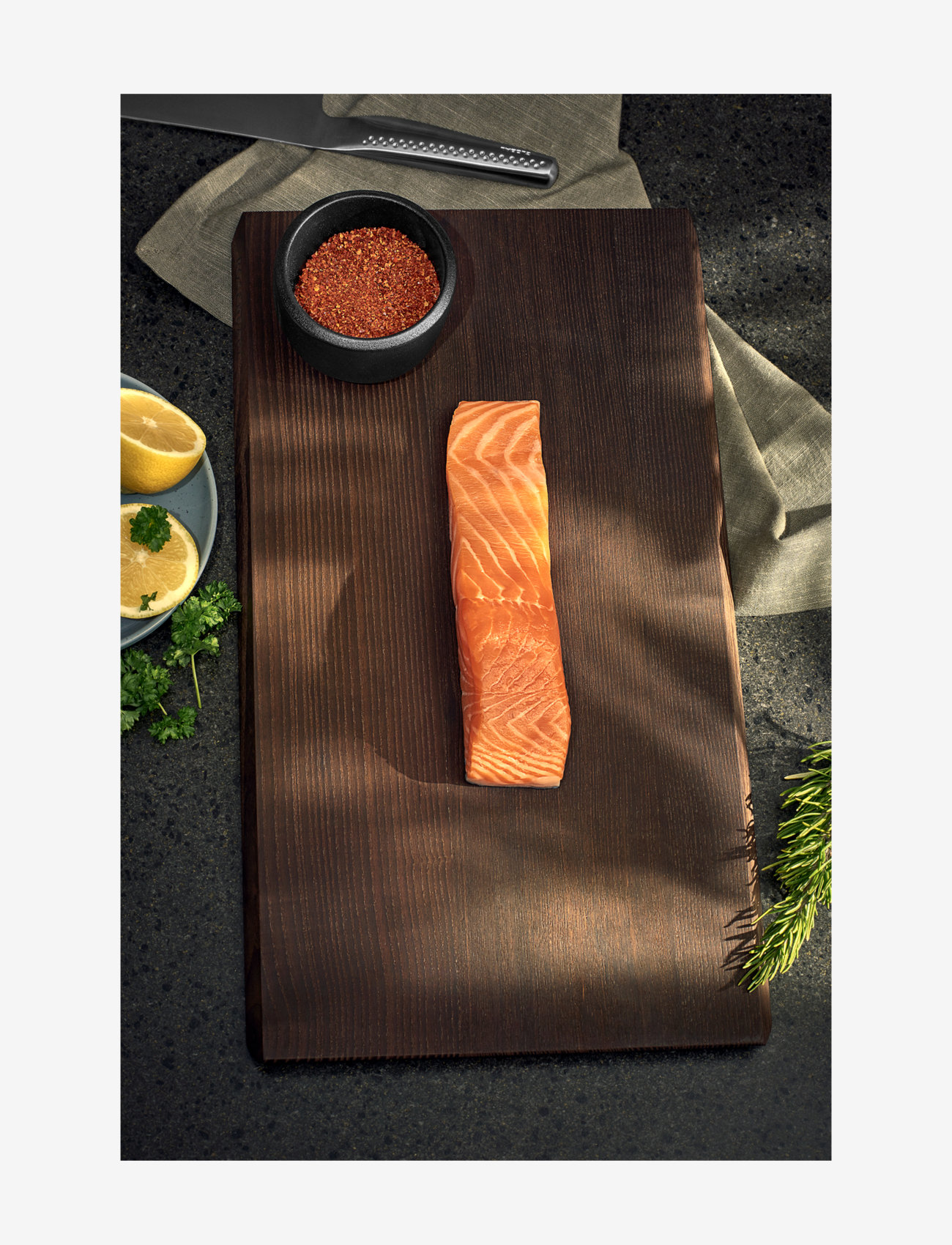 Rosendahl - RÅ Skärbräda 44x25 - kök - thermo ash - 2