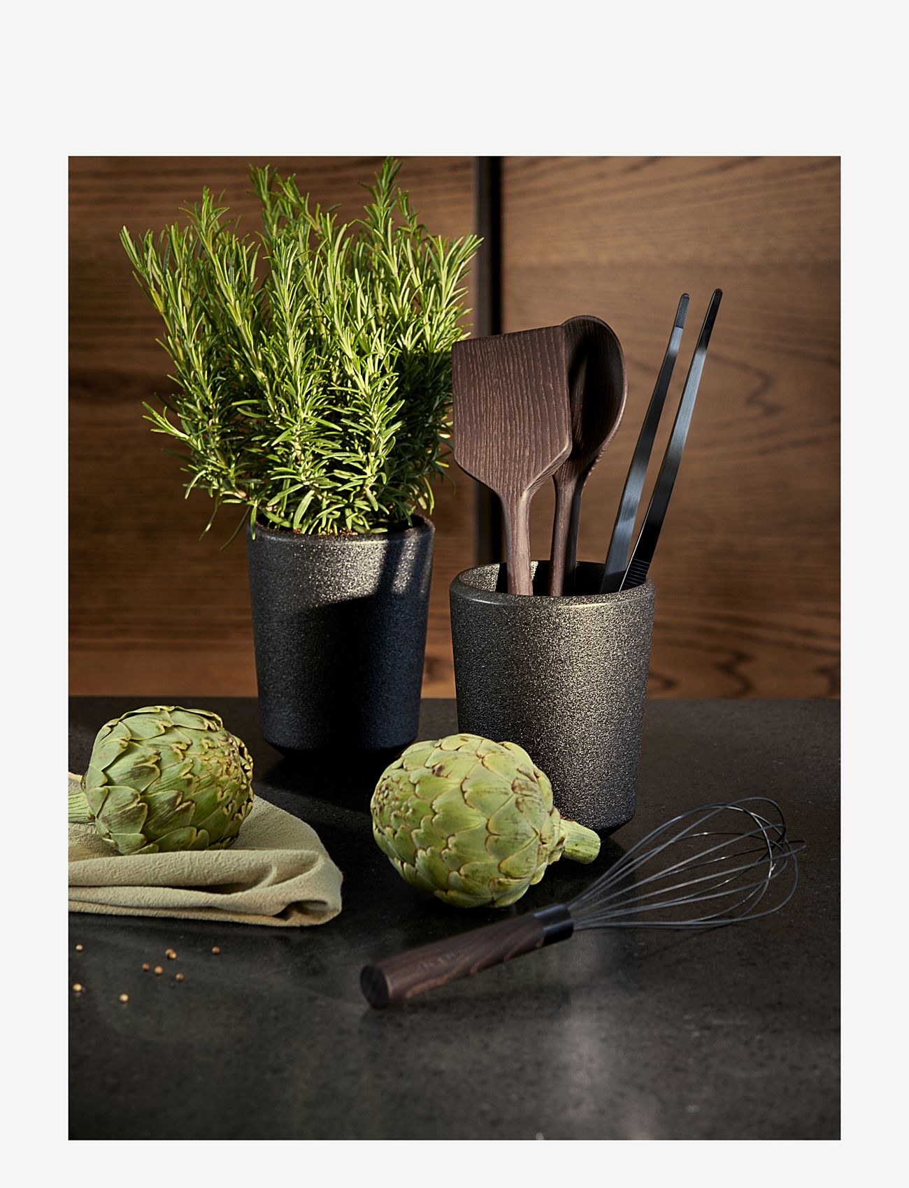 Rosendahl - RÅ Utensil holder H15.5 black - nach preis einkaufen - black - 3