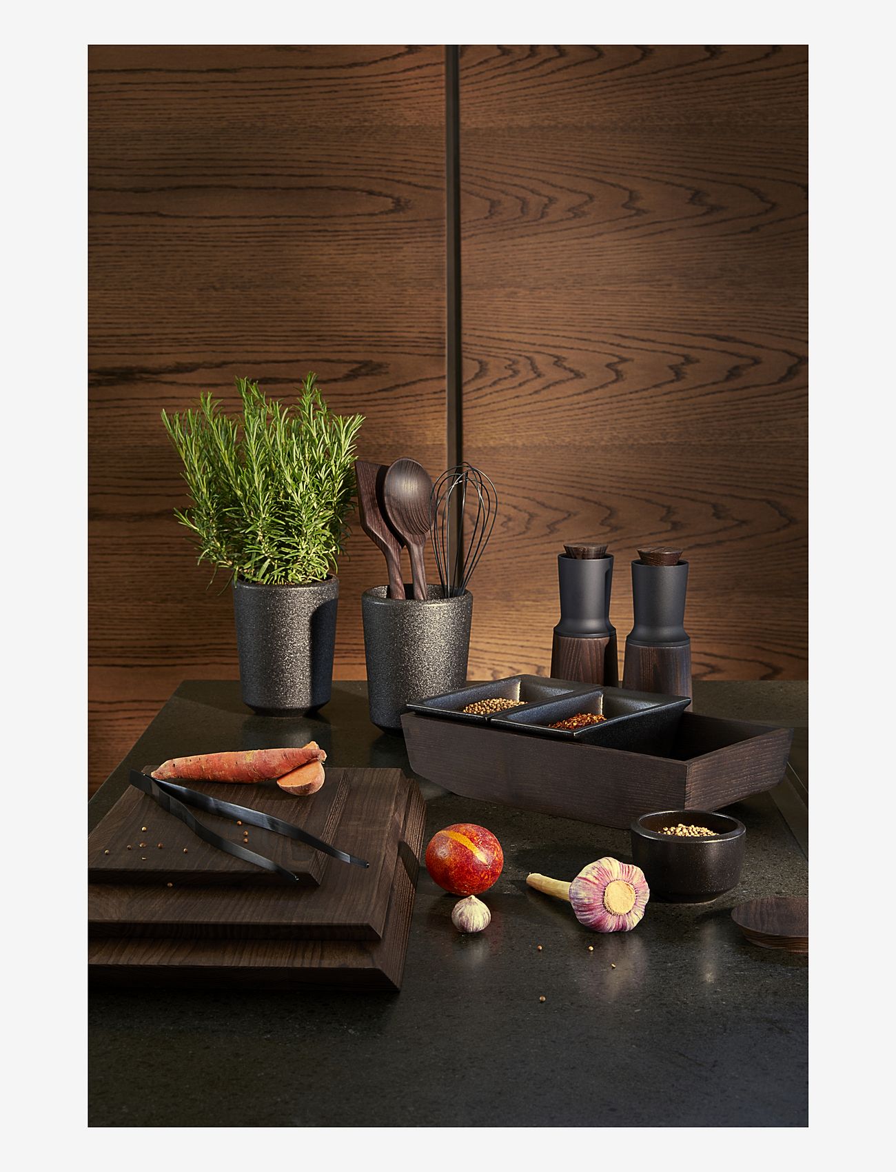 Rosendahl - RÅ Utensil holder H15.5 black - nach preis einkaufen - black - 5