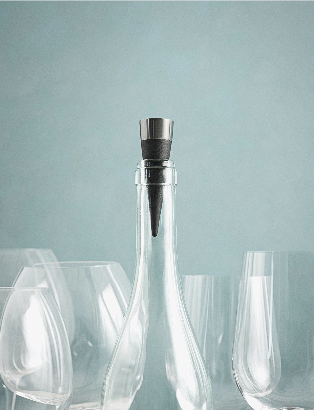 Rosendahl - Grand Cru Wine stopper H9 - black/steel - 2