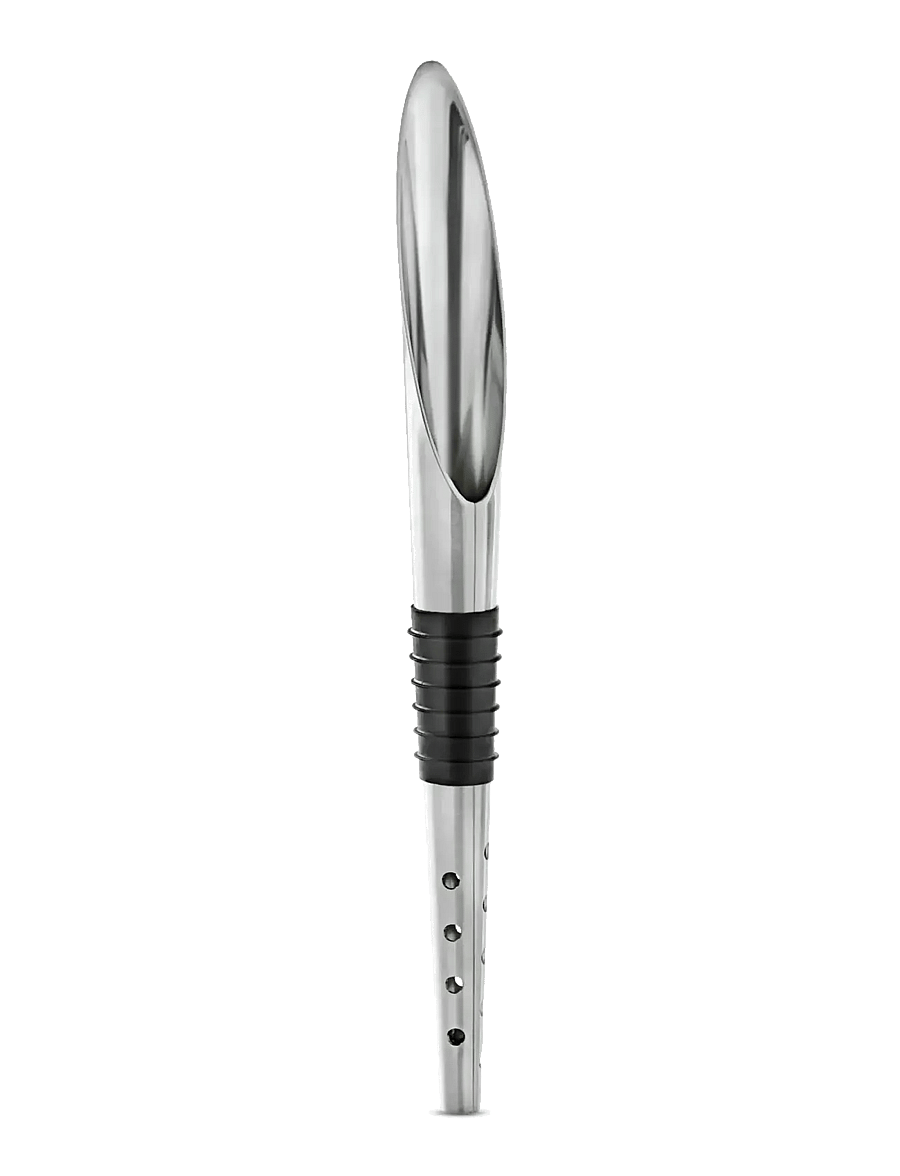 Rosendahl - GC Barware Pouring, aerating and decanting stopper black/ste - flaschenöffner & weinverschlüsse - black/steel - 1