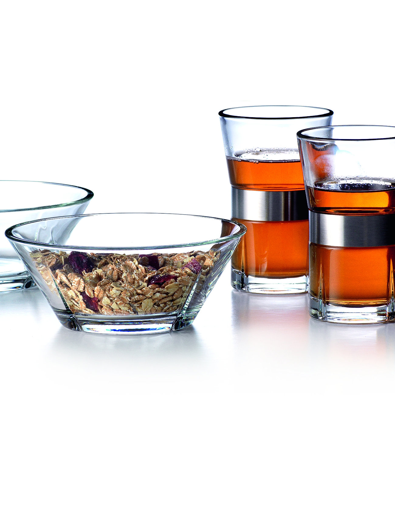 Rosendahl - Grand Cru Breakfast set 2 pers.: Hot drink and bowl - bols de petit-déjeuner - clear - 2
