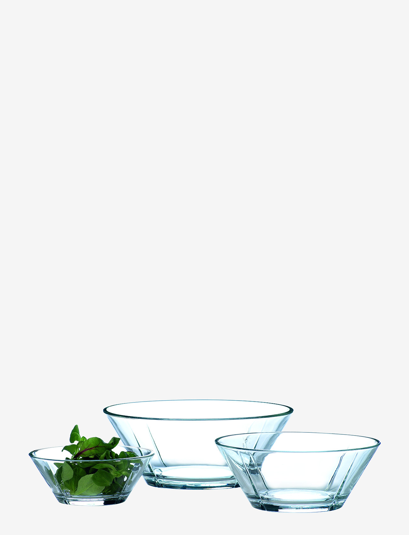 Rosendahl - Grand Cru Glass bowl set, 3 pcs. - tarjoilukulhot - clear - 0