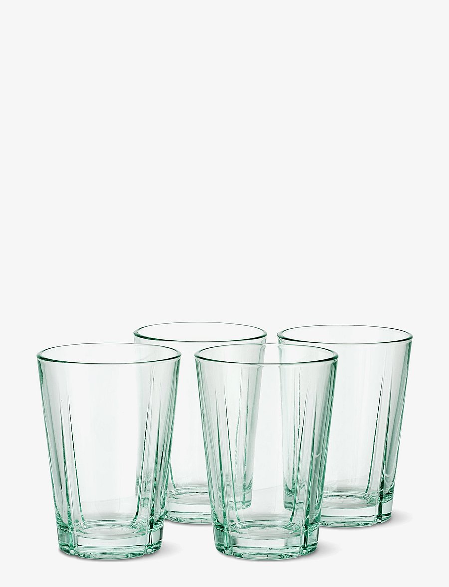 Rosendahl - GC Recycled Tumbler 22 cl clear green 4 pcs. - verres à eau - clear green - 0