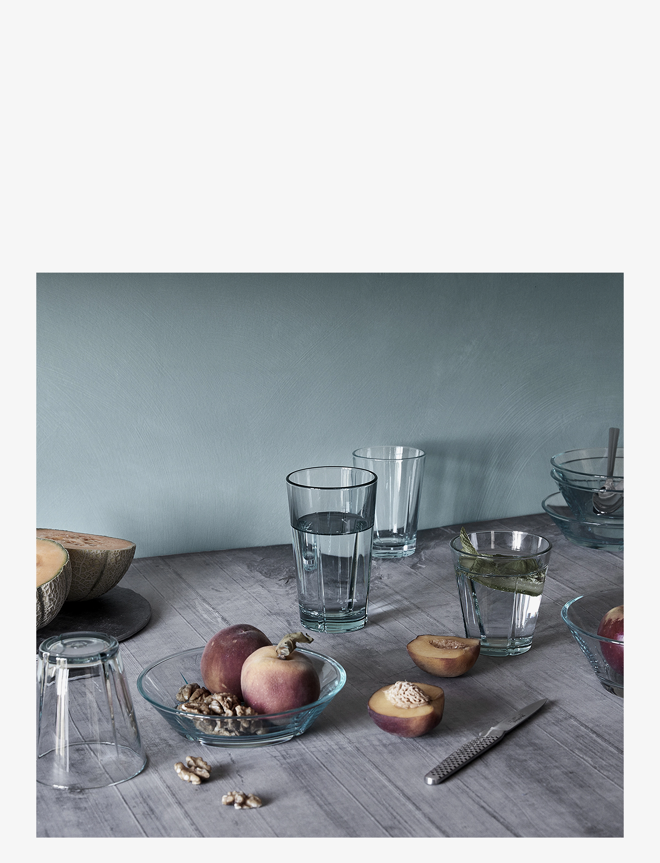Rosendahl - GC Recycled Tumbler 22 cl clear green 4 pcs. - verres à eau - clear green - 2