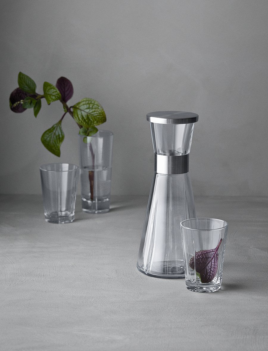 Rosendahl - GC Lid for water carafe stainless steel - carafes - stainless steel - 0