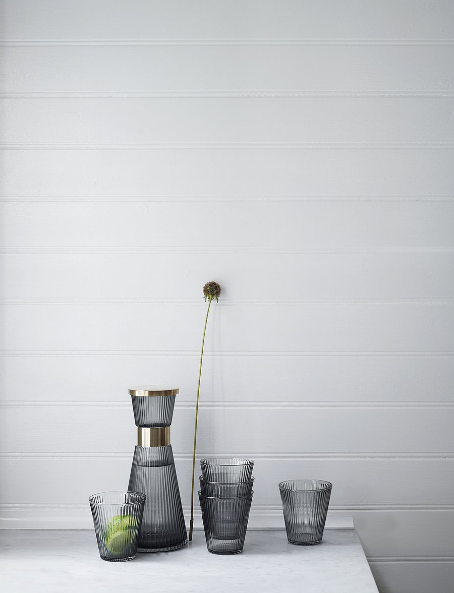 Rosendahl - GC Nouveau Lid for water carafe patinated steel - patinated steel - 0