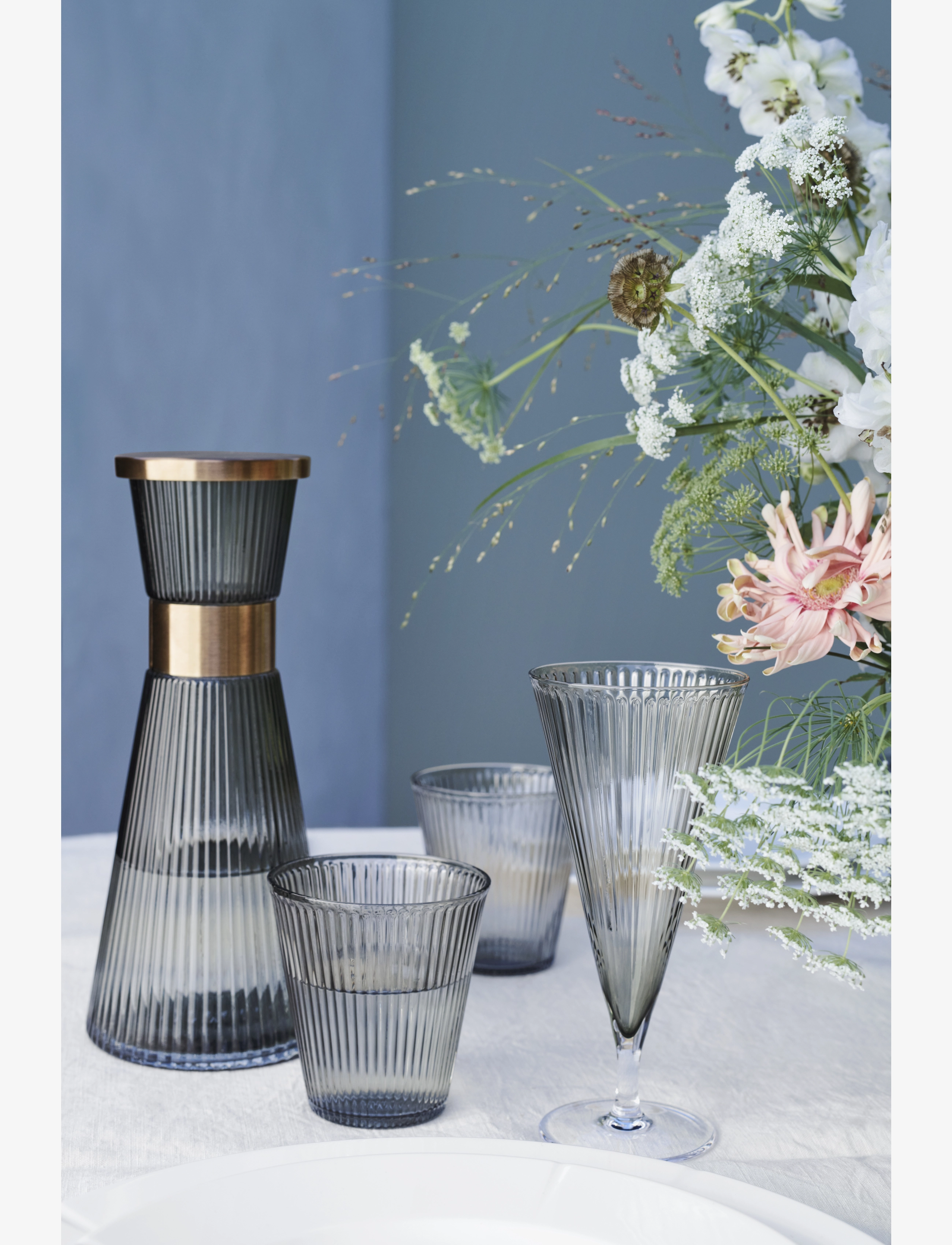 Rosendahl - GC Nouveau Lid for water carafe patinated steel - patinated steel - 4
