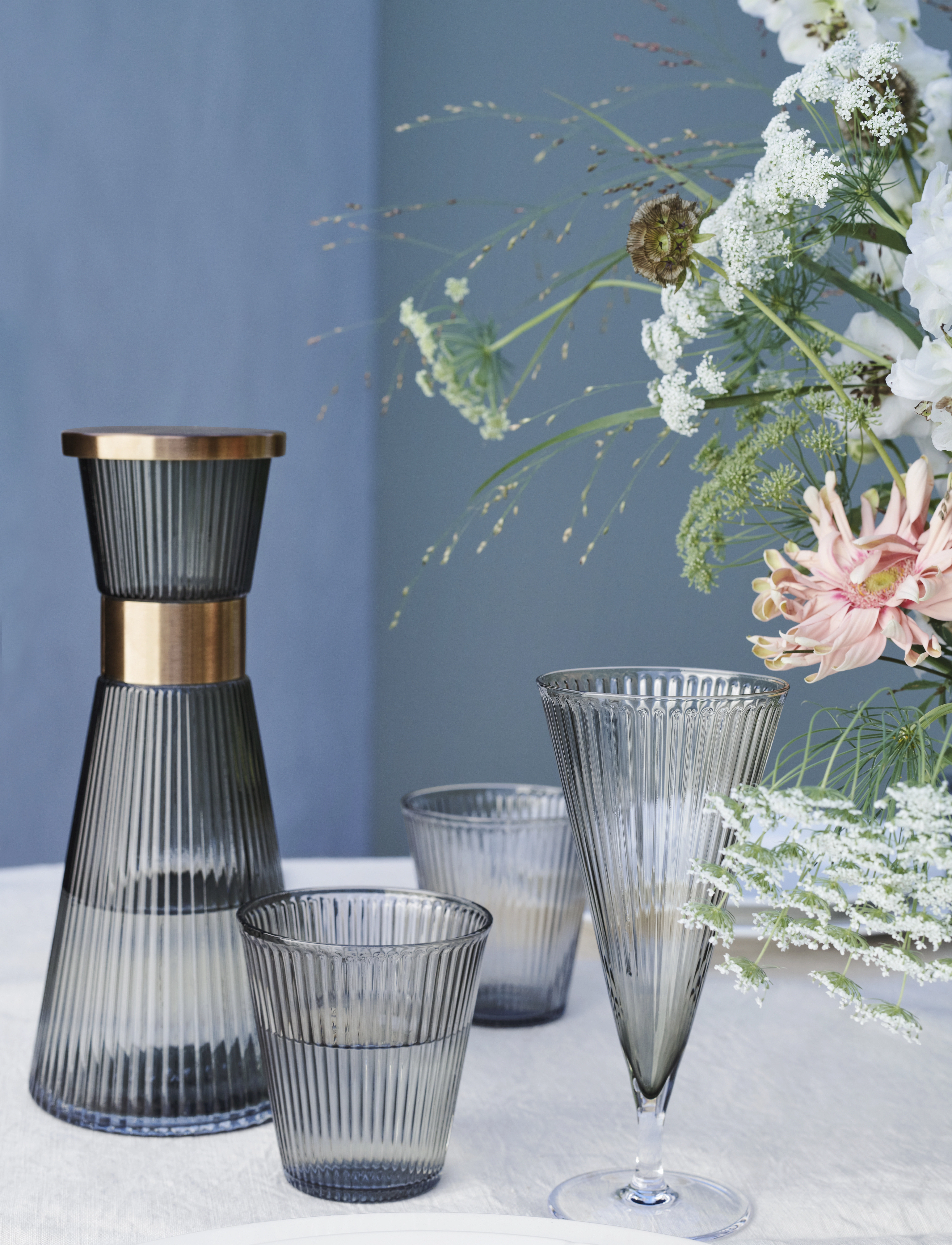 Rosendahl Gc Nouveau Champagneglas 20 Cl Smoke 2 Stk., CL, Glass, Grau - Champagne Homeware