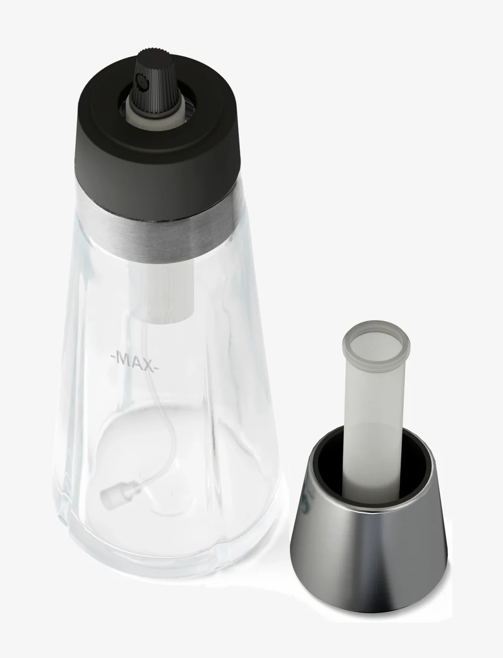 Rosendahl - GC Oil Spray 14 cl black/steel - pudeles, geizeri un streineri - black/steel - 3