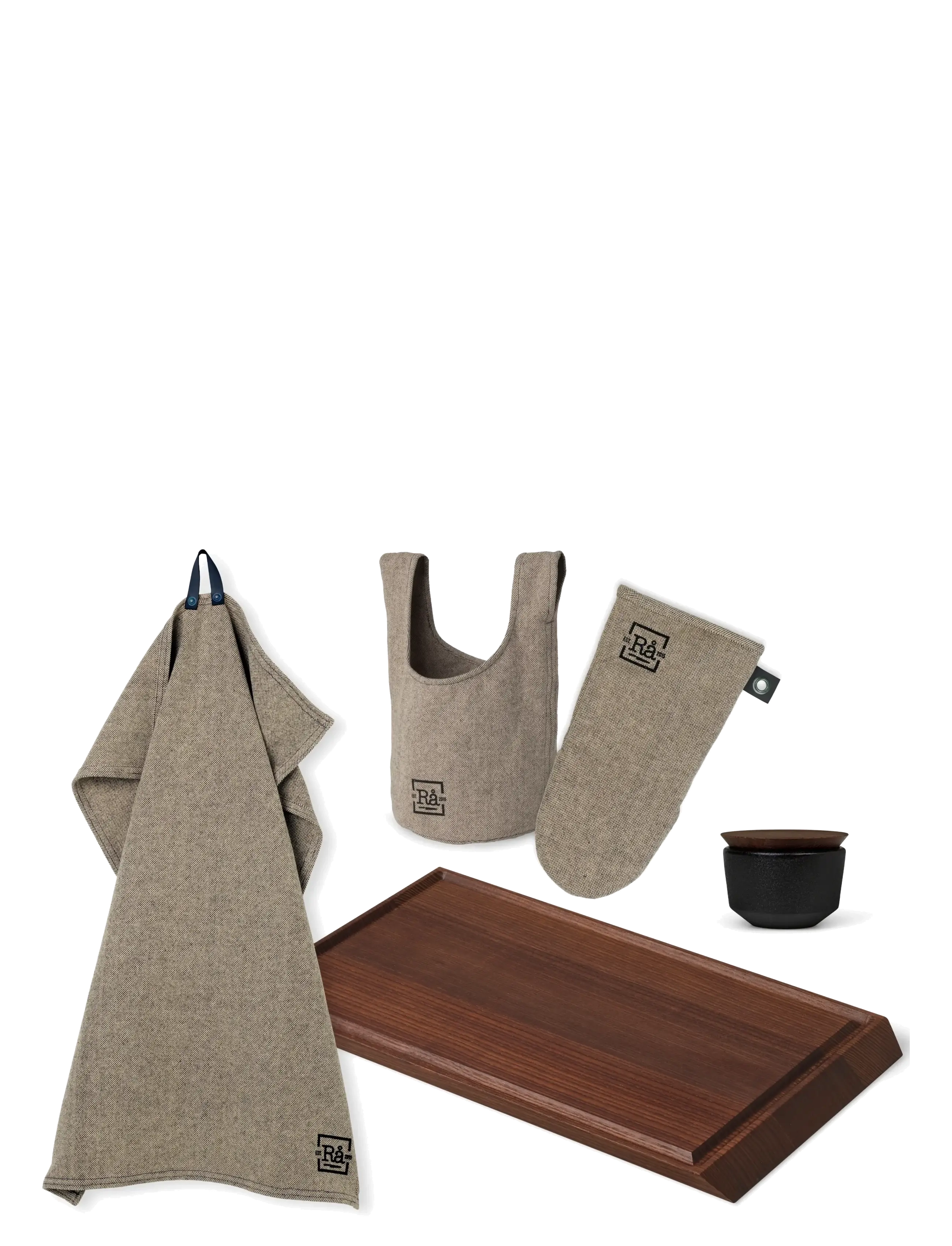 ROSENDAHL Rå Salt Cellar,Chopping Board,Tea Handtuch,Mitten,Bread Basket Beige - 51X28 - Unisex
