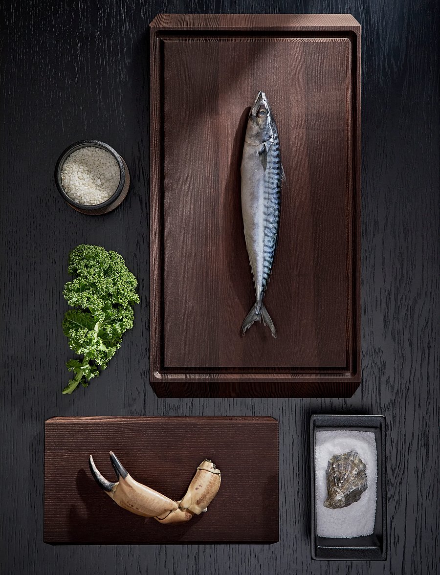 Rosendahl - RÅ salt cellar,chopping board,tea towel,mitten,bread basket - karklude & opvaskebørster - wood - 0