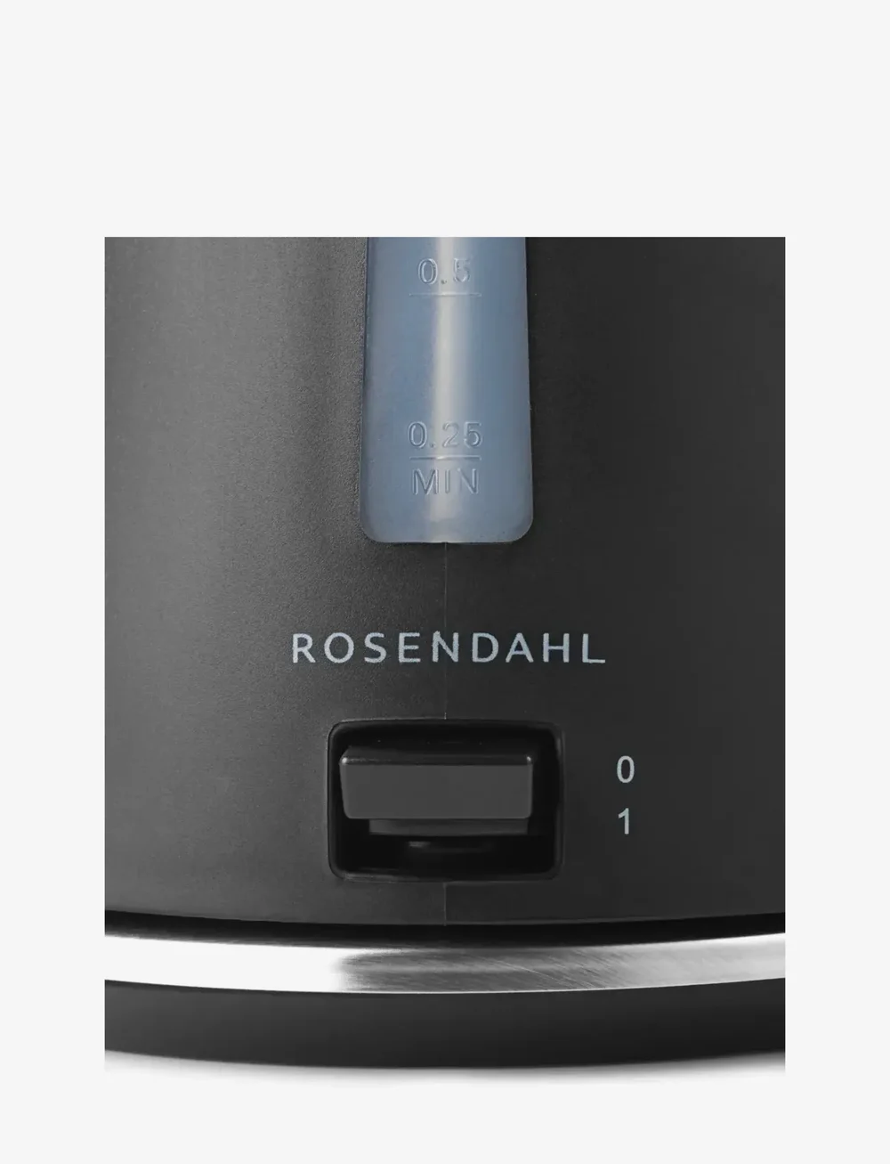 Rosendahl - GC Vatten kokare 1,4 l svart/stål - vattenkokare - black/steel - 5