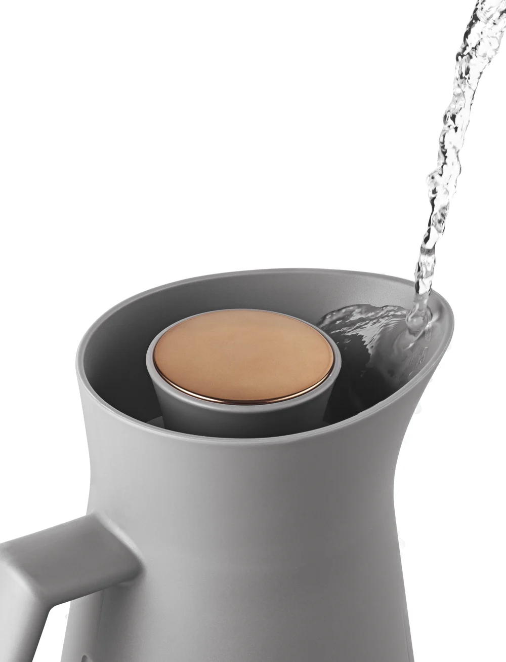 Rosendahl - GC Electric kettle 1,4 l ash/patinated steel - kettles & water boilers - ash/patinated steel - 5