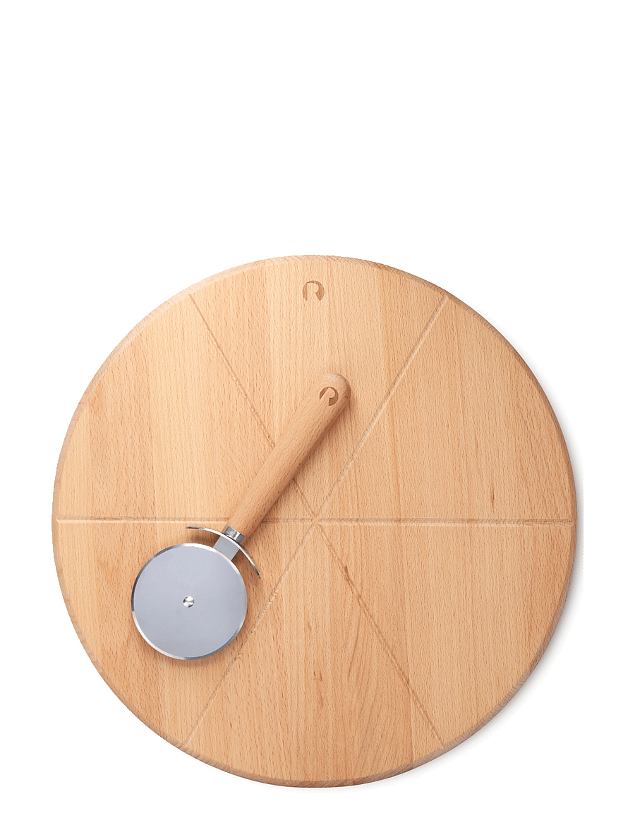 Rosendahl - GC Pizza board Ø35 and Slicer - pizza utensils - beech - 2