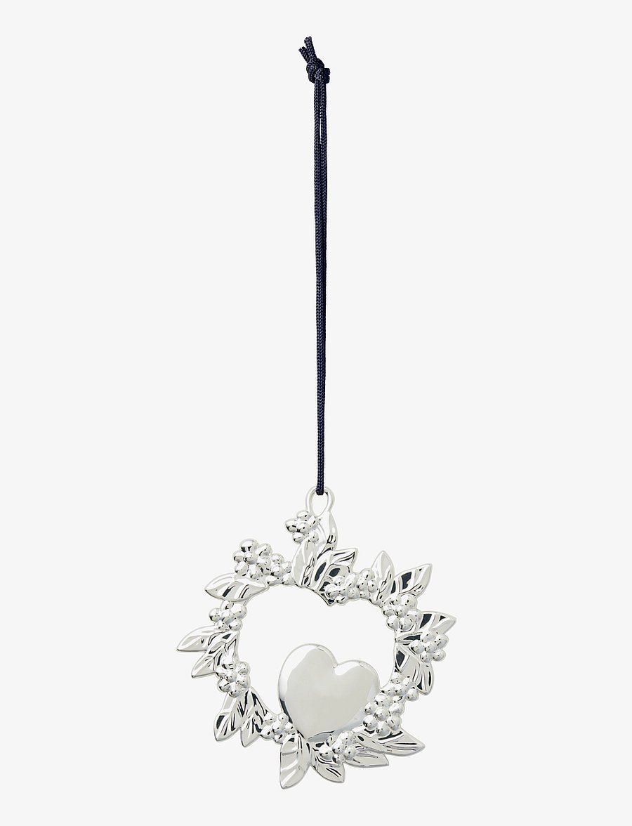 Rosendahl - Vildt hjerte H8 forsølvet - silver plated - 0