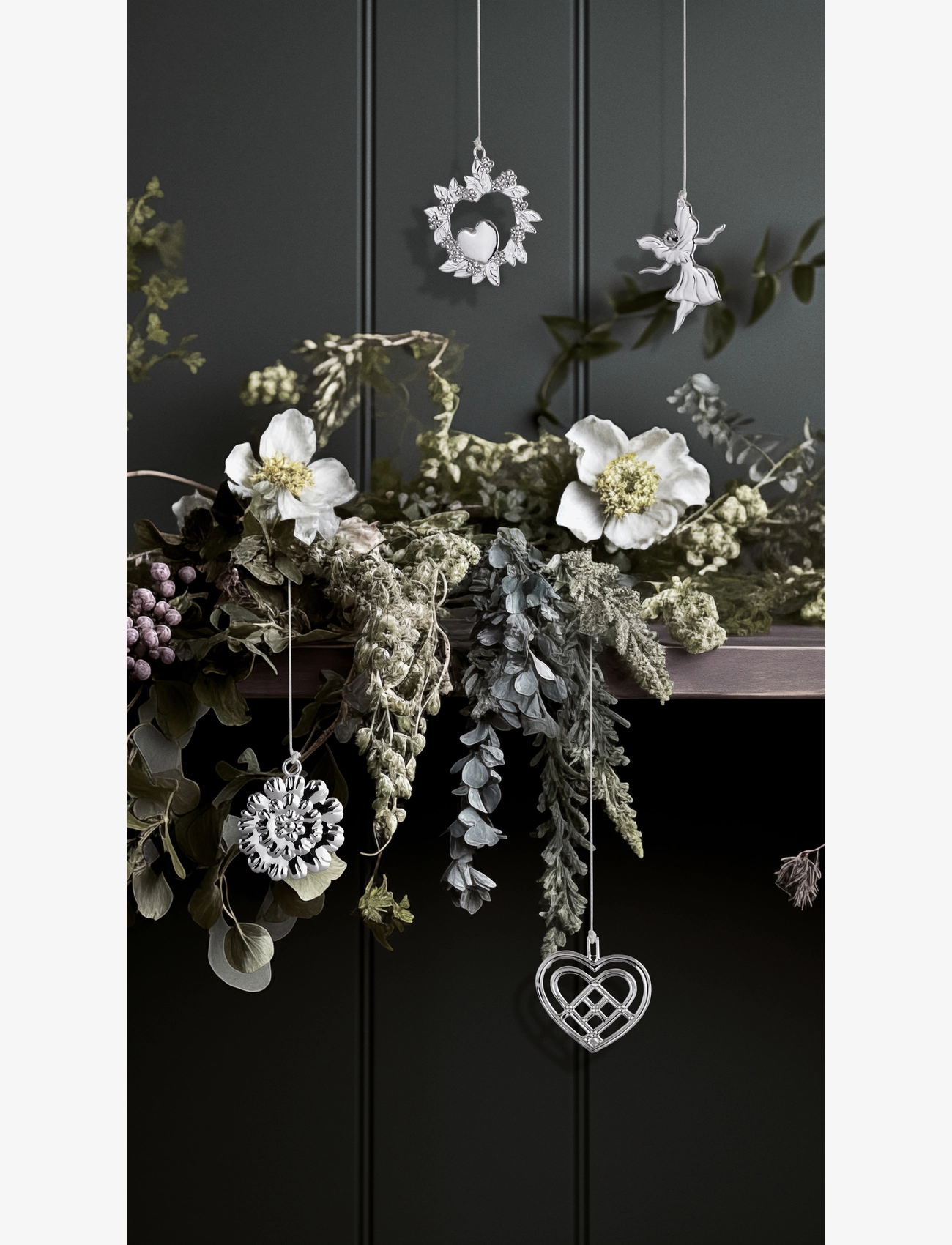 Rosendahl - Vildt hjerte H8 forsølvet - silver plated - 3