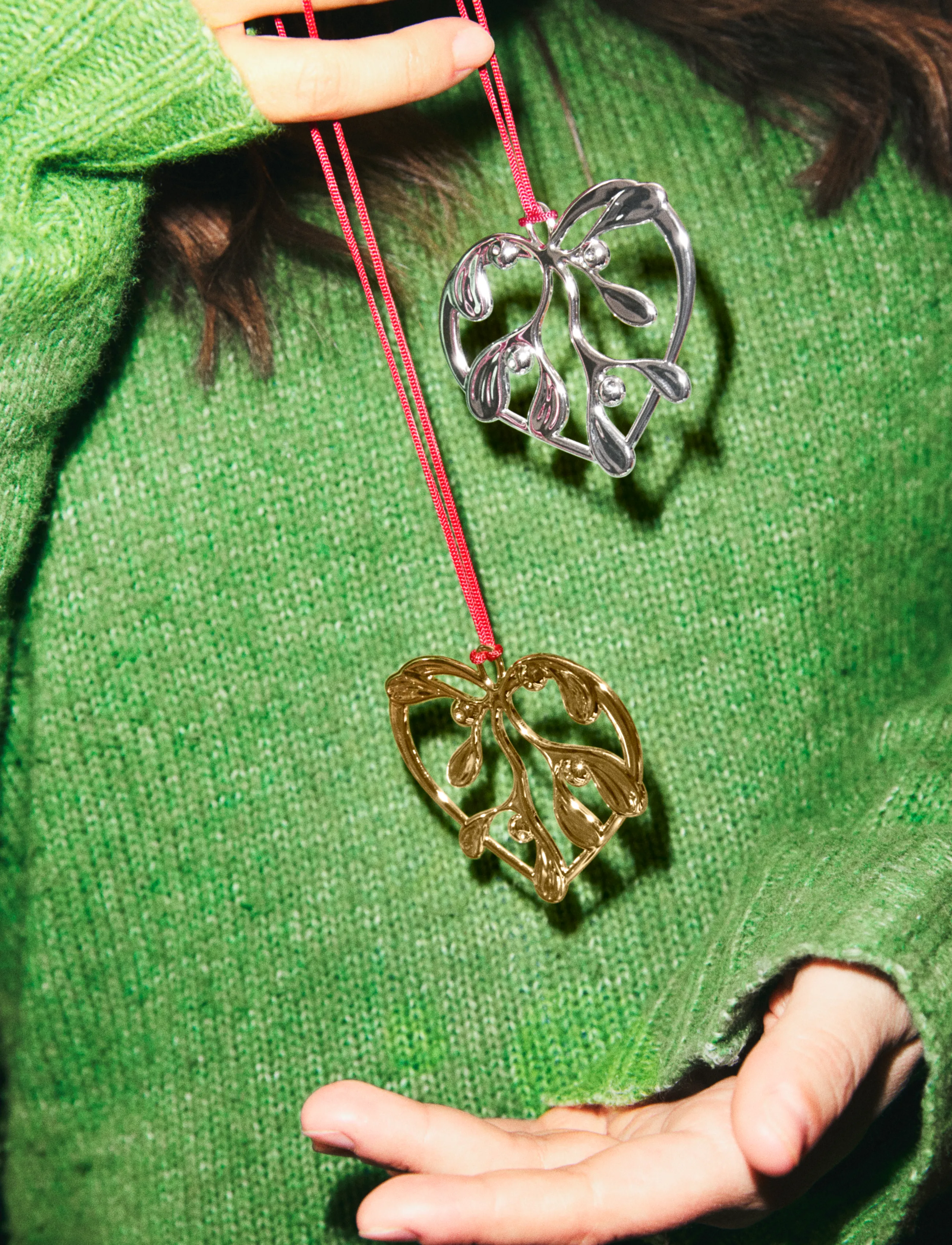 Rosendahl - Under the Mistletoe H6 forsølvet - silver plated - 3