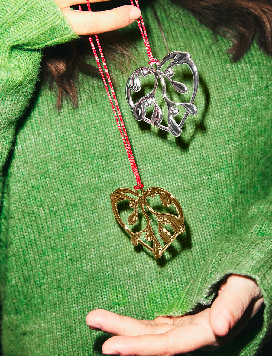 Rosendahl - Under the Mistletoe H6 forsølvet - silver plated - 3
