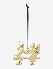 Angel on seesaw H6.5 gold plated - GOLD PLATED