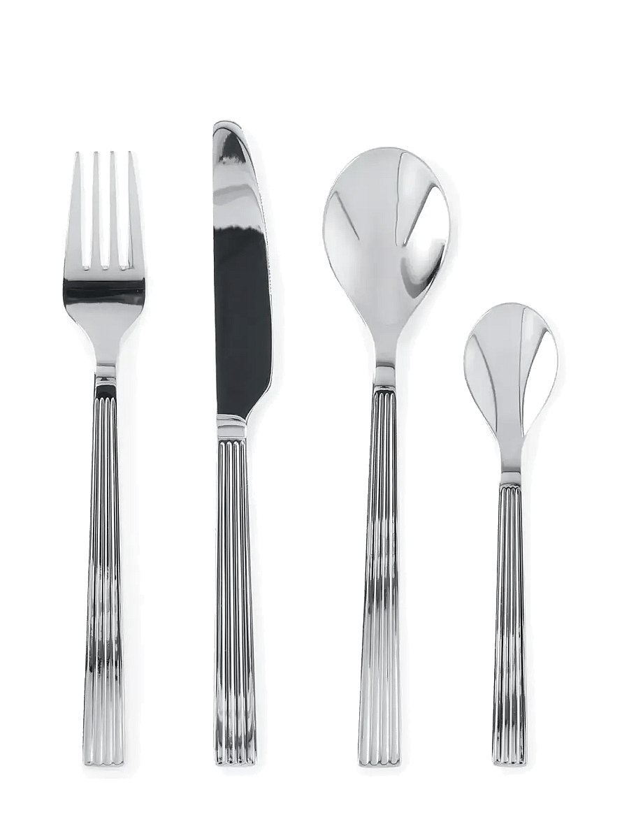 Rosendahl - GC Nouveau Cutlery set steel 16 parts - sets de couverts - steel - 1