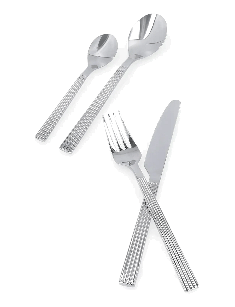 Rosendahl - GC Nouveau Cutlery set steel 16 parts - sets de couverts - steel - 2