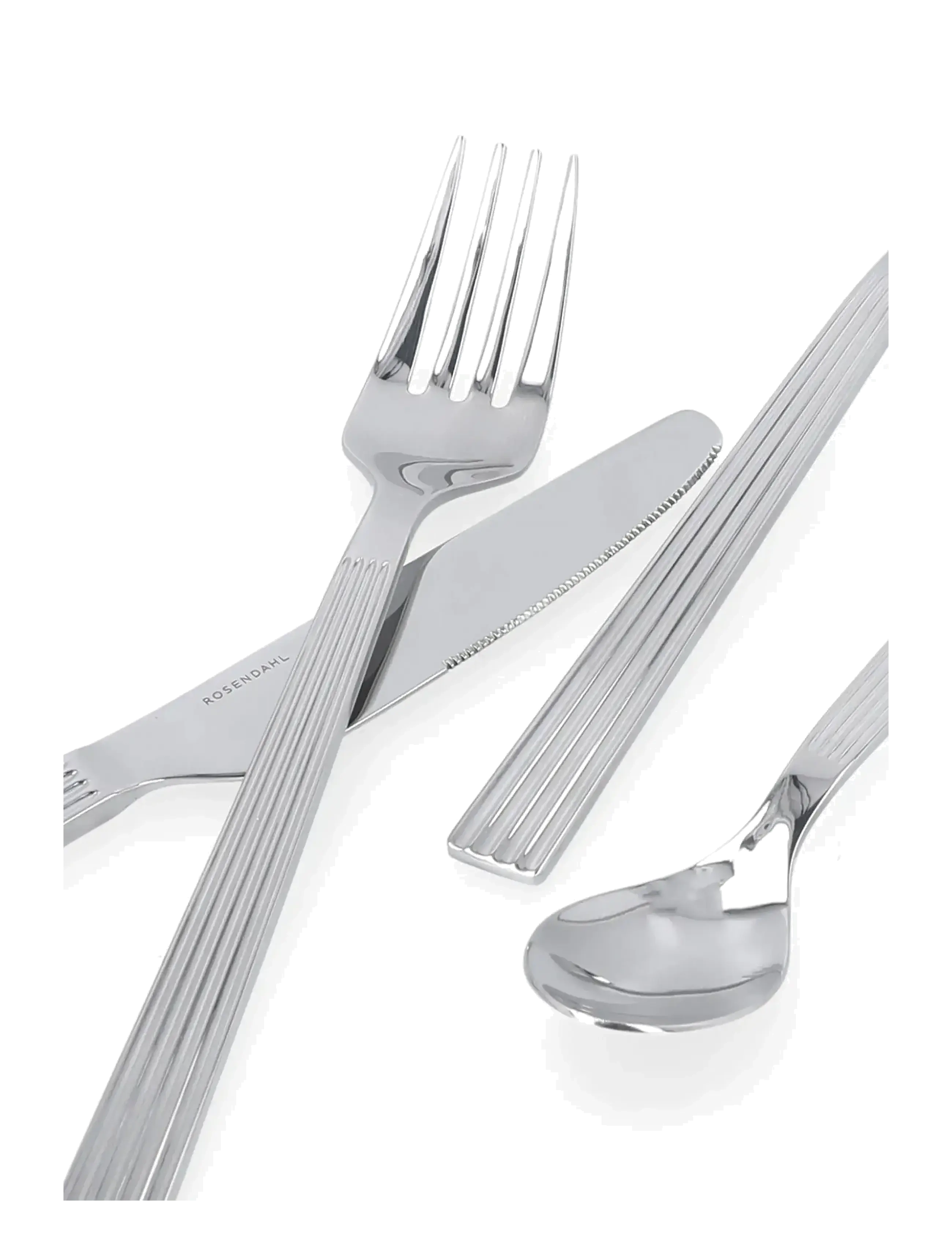 Rosendahl - GC Nouveau Cutlery set steel 16 parts - sets de couverts - steel - 3