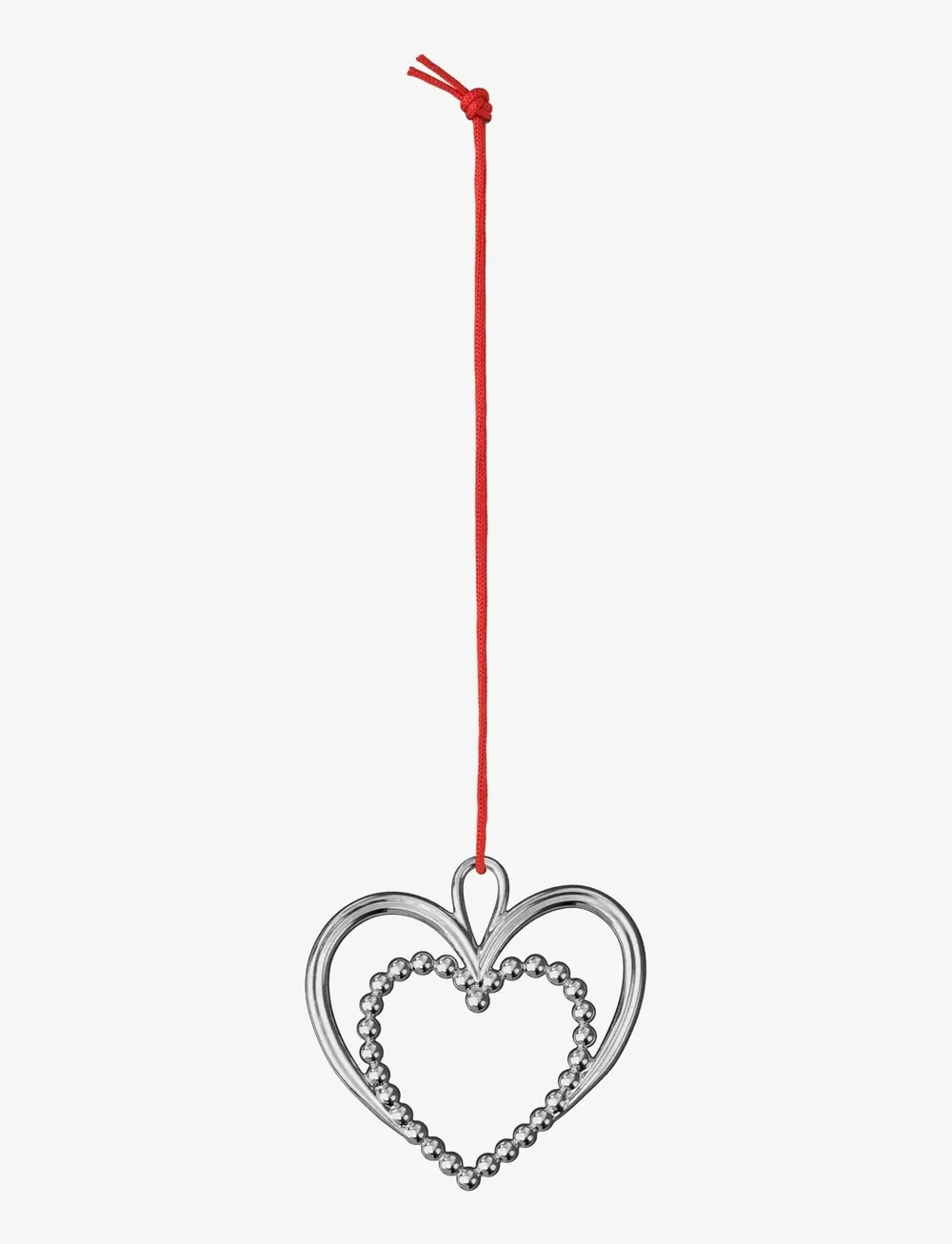 Rosendahl - Pearl Heart H6.5 silver plated - weihnachtskugeln - silver plated - 0