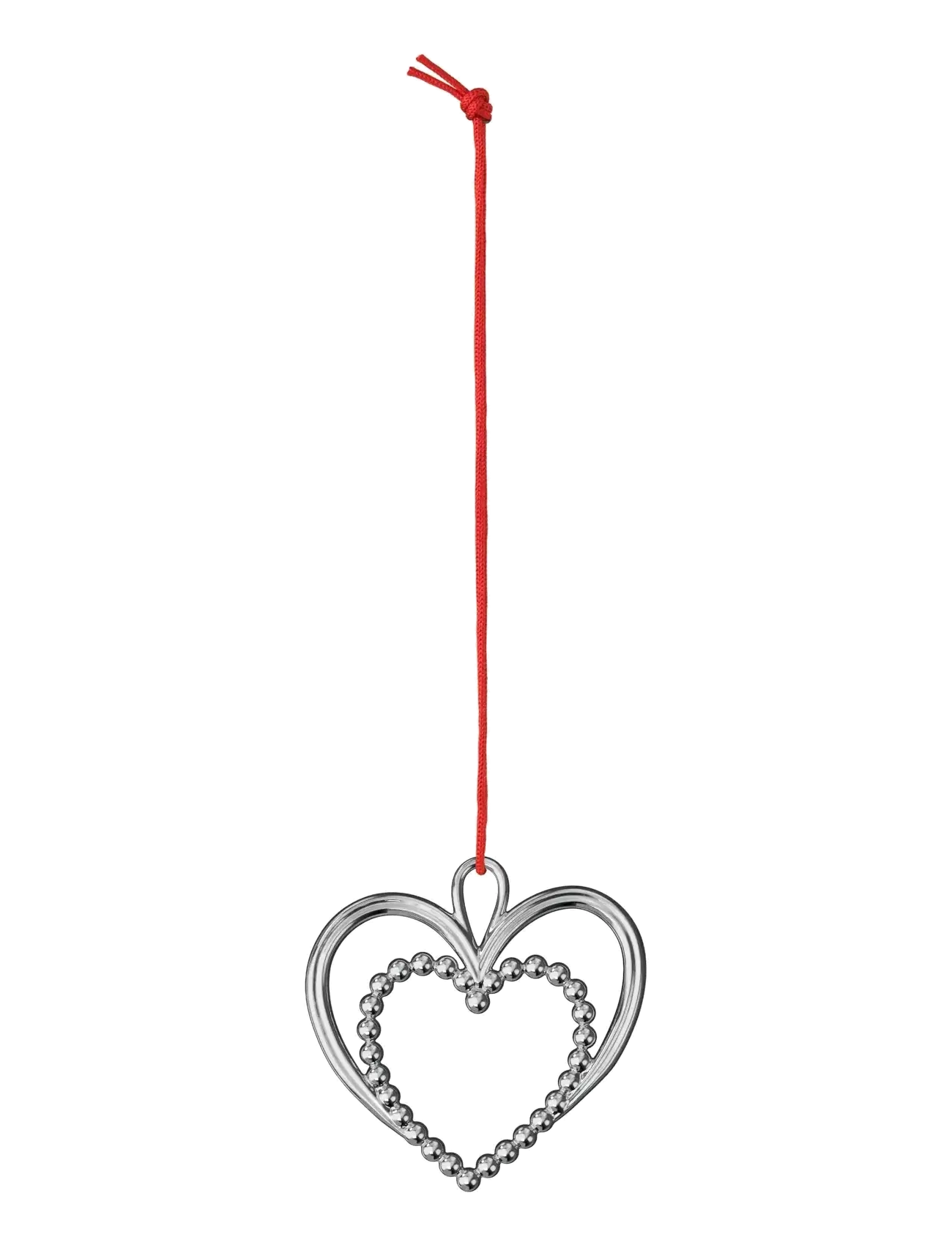 Rosendahl Perle Hjerte H6.5 forsølvet - Interiør - SILVER PLATED / silver