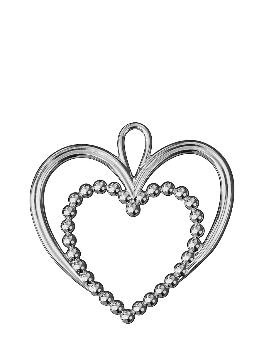 Rosendahl - Perle Hjerte H6.5 forsølvet - silver plated - 1