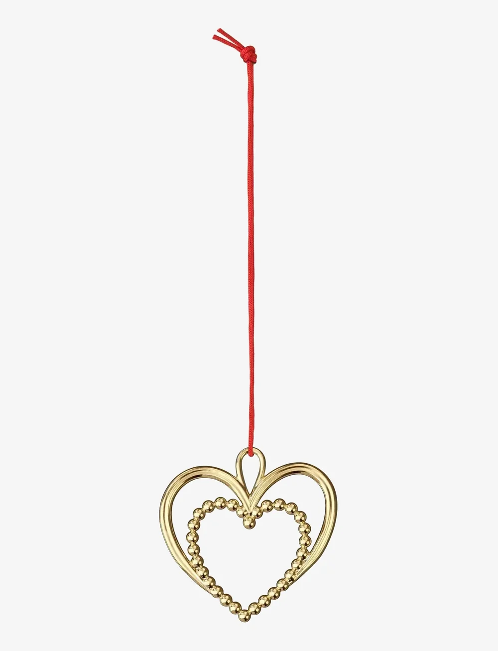 Rosendahl - Pearl Heart H6.5 gold plated - boules de noël - gold plated - 0