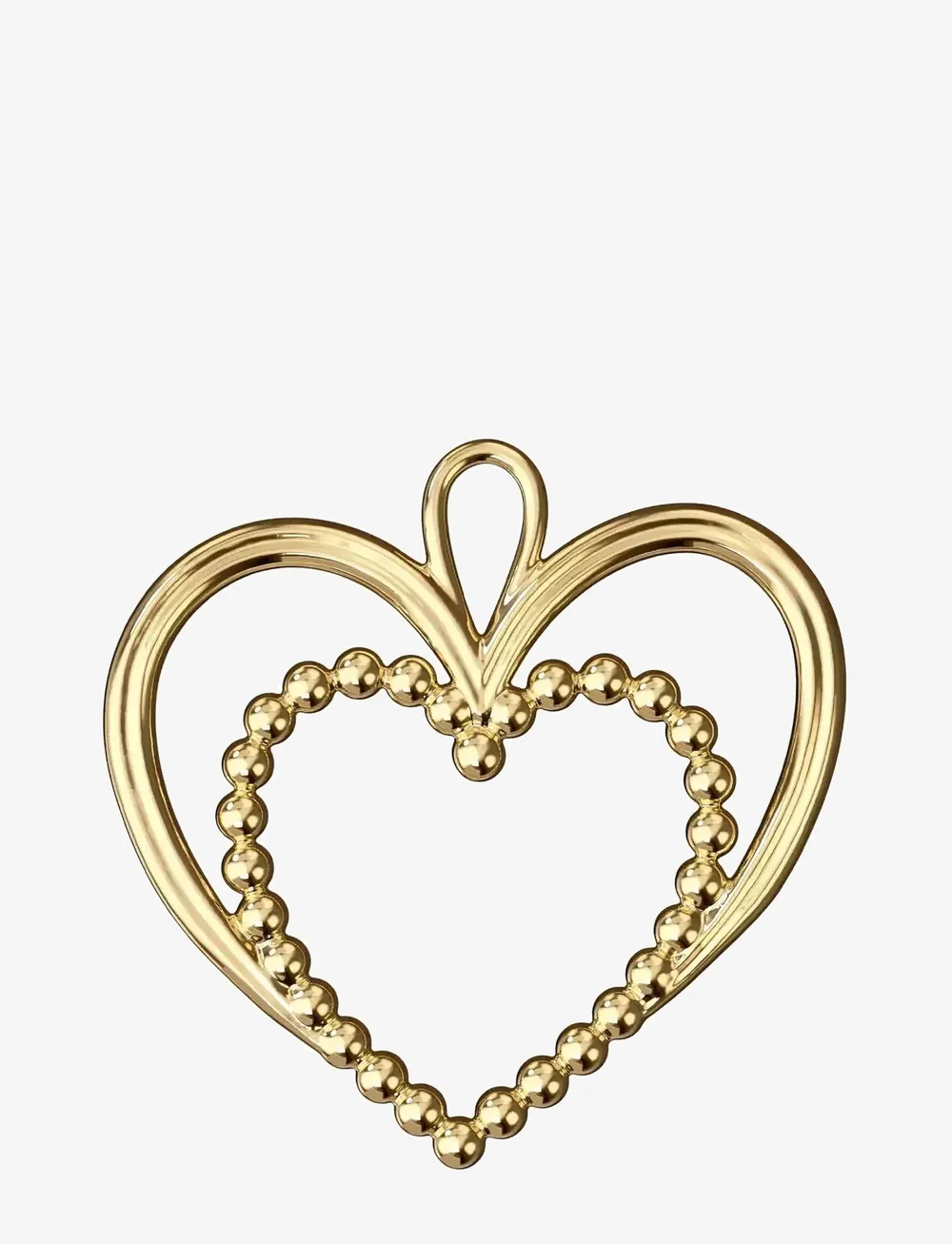 Rosendahl - Pearl Heart H6.5 gold plated - boules de noël - gold plated - 1