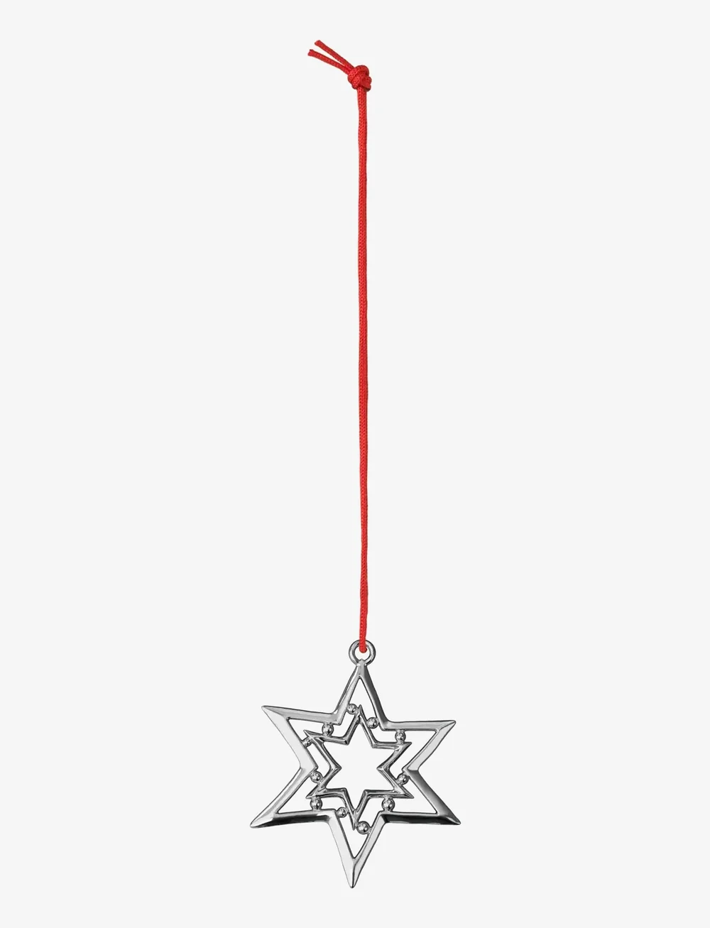 Rosendahl - Trundle Star H8 silver plated - weihnachtskugeln - silver plated - 0