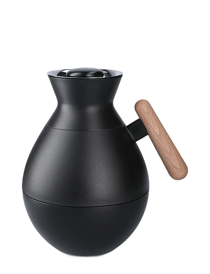 Rosendahl - Rosendahl Stay warm thermo round 1,0 l black - thermal carafes - black - 0