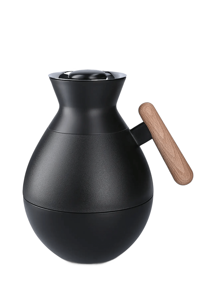 Rosendahl - Rosendahl Stay warm termokande rund 1,0 l sort - termokander - black - 1