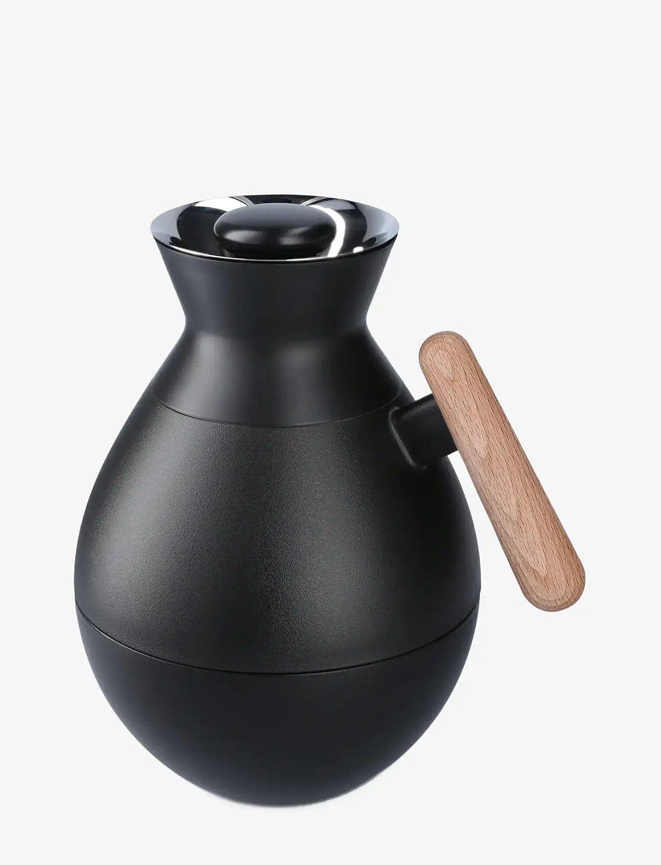 Rosendahl - Rosendahl Stay warm thermo round 1,0 l black - thermal carafes - black - 1