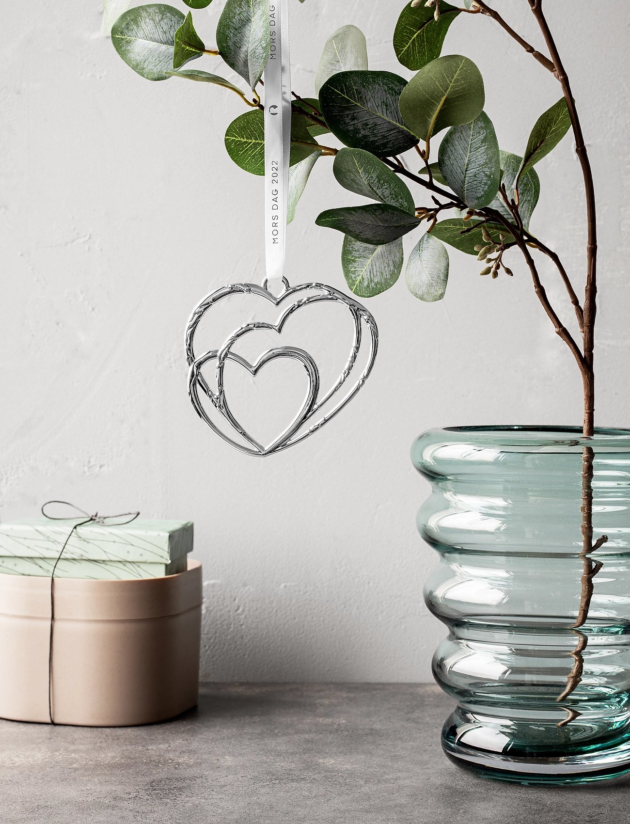 Rosendahl Infinity Vase, H16 cm, Vases, Grün - Big Homeware