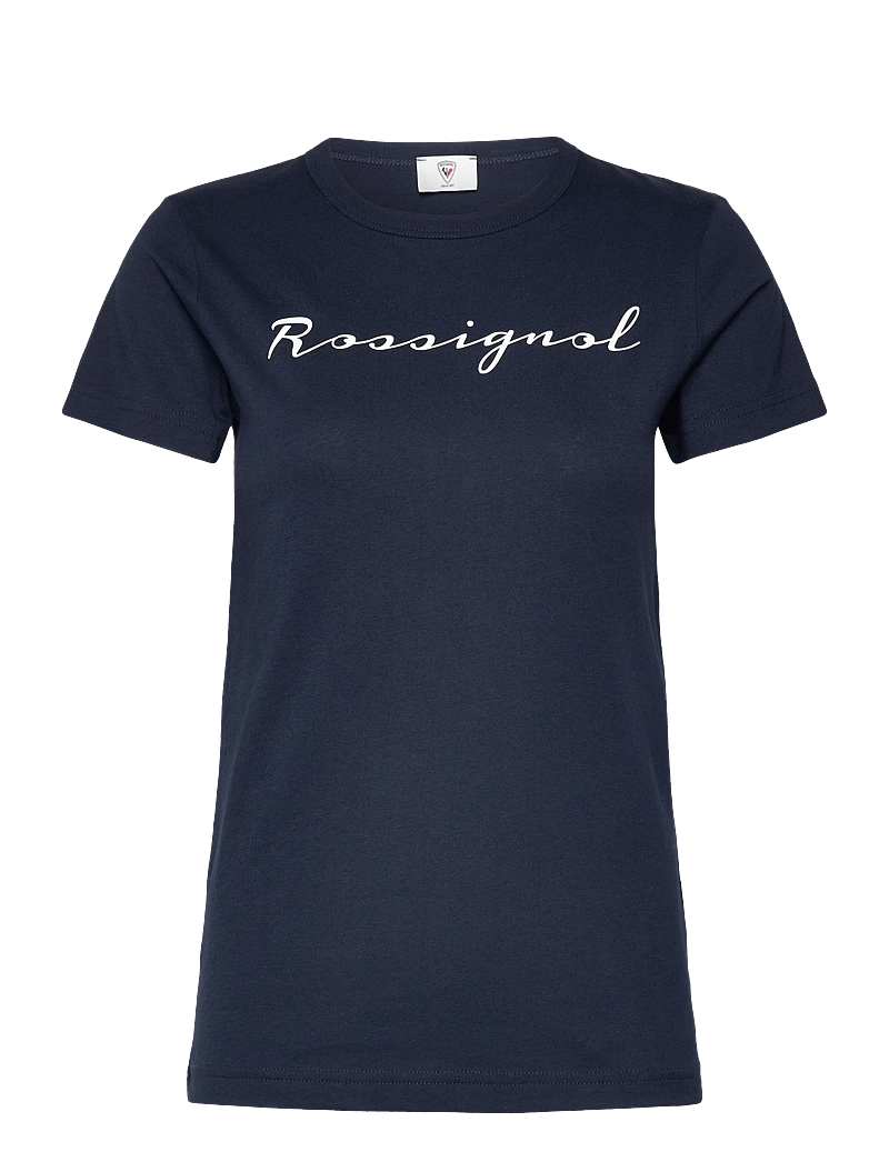 ROSSIGNOL - W LOGO ROSSI TEE - t-shirts - dark navy - 1
