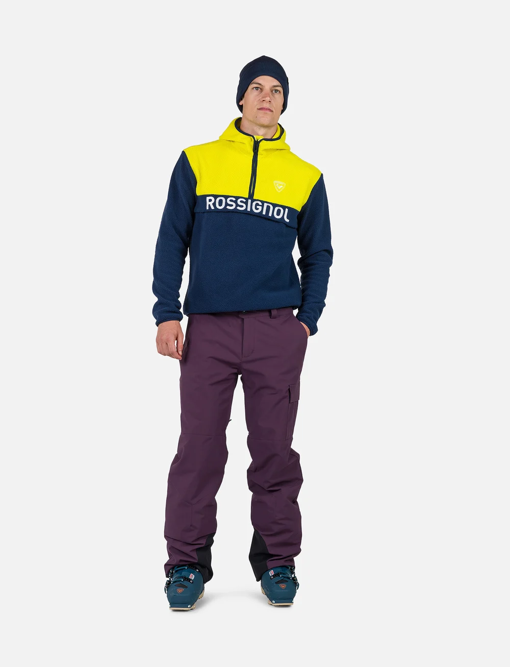 ROSSIGNOL - RELAX PANT - skibukser - mulberry - 3